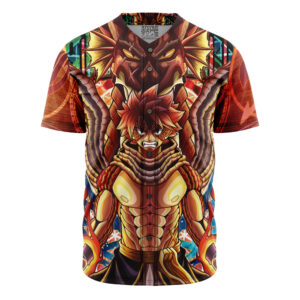 Maillot de baseball Natsu Dragneel x Igneel Psychédélique Fairy Tail Sans Bordure