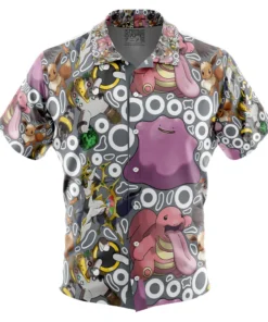 Chemise hawaïenne Type Normal Pokémon