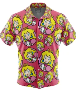 Chemise hawaïenne Princesse Peach Mario Bros