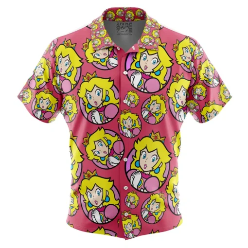 Chemise hawaïenne Princesse Peach Mario Bros