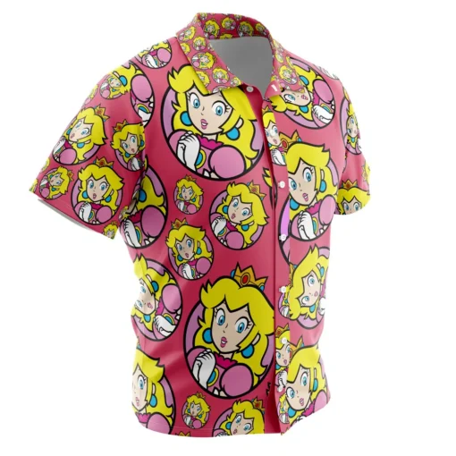 Chemise hawaïenne Princesse Peach Mario Bros – Image 2