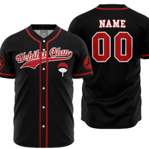 Maillot de baseball Clan Uchiha Shippuden
