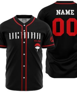 Maillot de baseball Sasuke Uchiha Shippuden