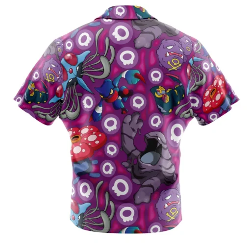 Chemise hawaïenne Pokémon Type Poison – Image 2