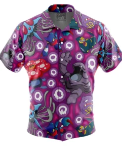 Chemise hawaïenne Pokémon Type Poison