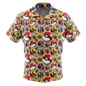 Chemise hawaïenne Poké Balls Pokémon