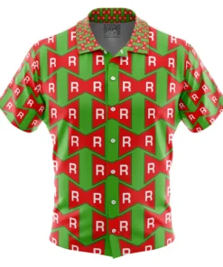 Chemise hawaïenne Armée du Ruban Rouge Dragon Ball Z