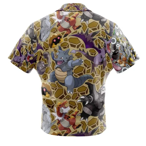 Chemise hawaïenne Pokémon Type Roche – Image 2
