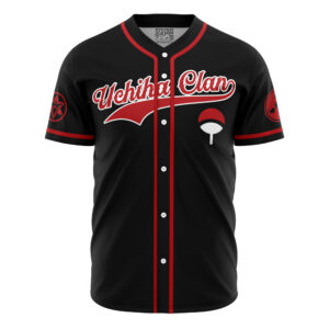 Maillot de baseball Sasuke Clan Uchiha Shippuden