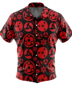 Chemise hawaïenne Sharingan Shippuden