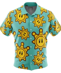 Chemise hawaïenne Sprite Brillant Mario Bros Sunshine