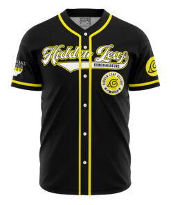 Maillot de baseball Shippuden Village Caché de la Feuille Uzumaki Shippuden
