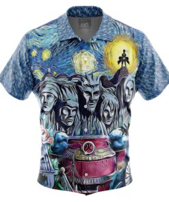 Chemise hawaïenne Shippuden Étoiles à neuf queues