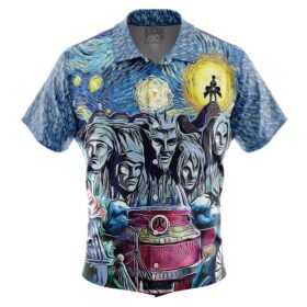 Chemise hawaïenne Shippuden Étoiles à neuf queues