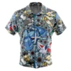 Chemise hawaïenne Type Acier Pokémon