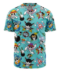 Maillot de baseball Jolly Roger des Chapeaux de Paille One Piece