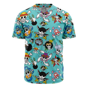 Maillot de baseball Jolly Roger des Chapeaux de Paille One Piece