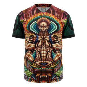 Maillot de baseball Ryomen Sukuna Psychédélique Jujutsu Kaisen Sans Bordure