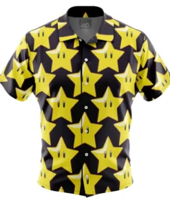 Chemise hawaïenne Étoile Mario Bros