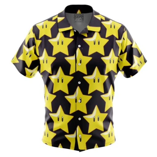 Chemise hawaïenne Étoile Mario Bros