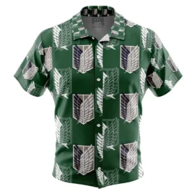 Chemise hawaïenne Survey Corps L’Attaque des Titans