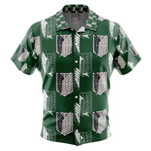Chemise hawaïenne Survey Corps L’Attaque des Titans
