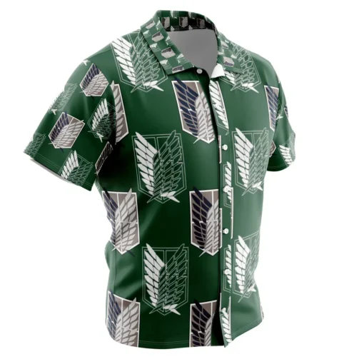 Chemise hawaïenne Survey Corps L’Attaque des Titans – Image 2