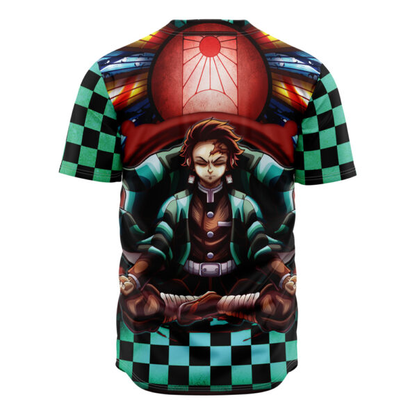 Maillot de baseball Kamado Tanjiro Psychédélique Demon Slayer Sans Bordure – Image 3