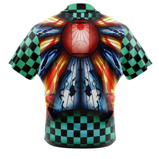 Chemise hawaïenne Kamado Tanjiro L’Attaque des Titans Trippy – Image 2