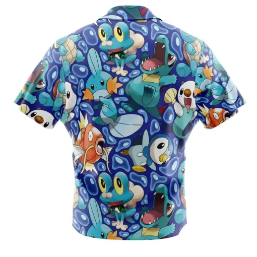 Chemise hawaïenne Types Eau Pokémon – Image 2