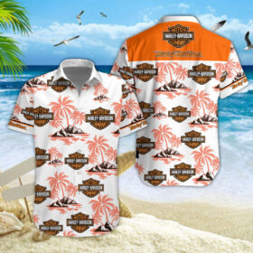 Chemise hawaïenne Harley-Davidson
