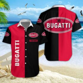 Chemise hawaïenne Bugatti