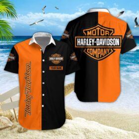 Chemise hawaïenne Harley-Davidson