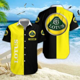 Chemise hawaïenne Lotus