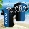 Chemise hawaïenne Toyota bleu