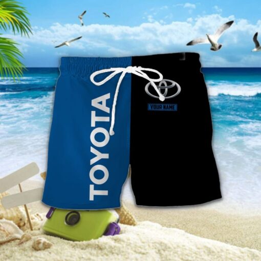 Chemise hawaïenne Toyota bleu – Image 2