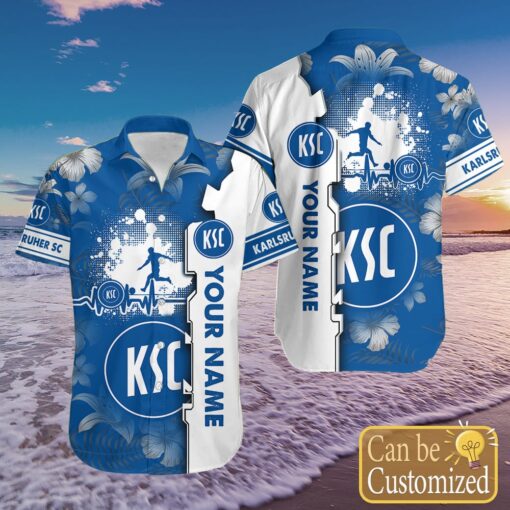 Chemise hawaïenne Karlsruher SC personnalisée avec nom – Image 2