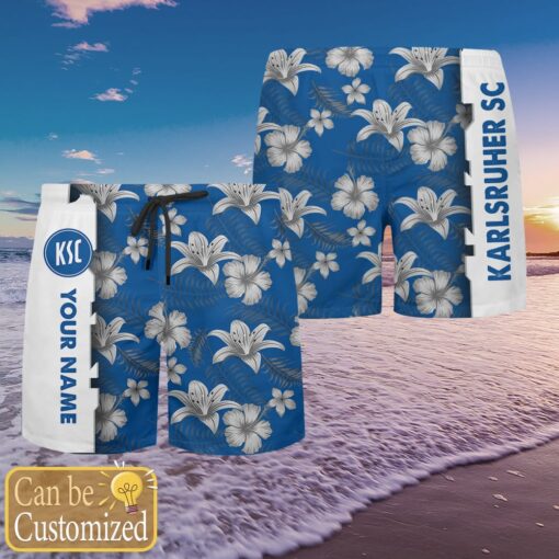 Chemise hawaïenne Karlsruher SC personnalisée avec nom – Image 3