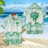 Chemise Hawaïenne AS Saint-Étienne Motif Tropical Unique Avec Nom Personnalisé