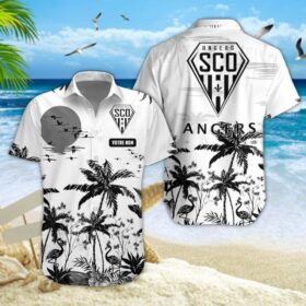 Chemise Hawaïenne Angers SCO Nouvelle édition avec nom personnalisé