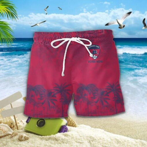 Chemise Hawaïenne Clermont Foot Motif Tropical Unique Avec Nom Personnalisé – Image 2