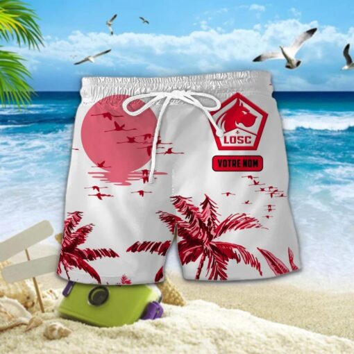 Chemise Hawaïenne Lille OSC Nouvelle édition avec nom personnalisé – Image 2
