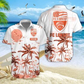 Chemise Hawaïenne Lorient FC Nouvelle édition avec nom personnalisé