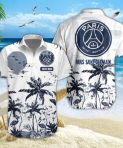 Chemise Hawaïenne Paris Saint-Germain Nouvelle édition avec nom personnalisé