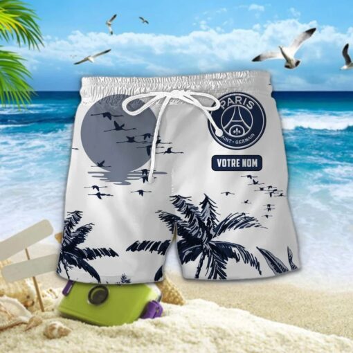 Chemise Hawaïenne Paris Saint-Germain Nouvelle édition avec nom personnalisé – Image 2