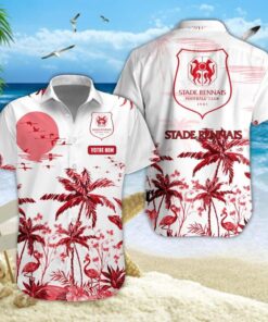 Chemise Hawaïenne Stade Rennais Nouvelle édition avec nom personnalisé