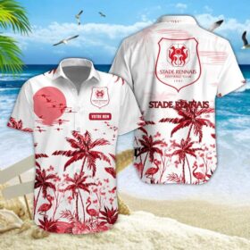 Chemise Hawaïenne Stade Rennais Nouvelle édition avec nom personnalisé