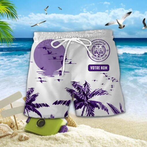 Chemise Hawaïenne Toulouse FC Nouvelle édition avec nom personnalisé – Image 2