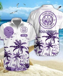 Chemise Hawaïenne Toulouse FC Nouvelle édition avec nom personnalisé