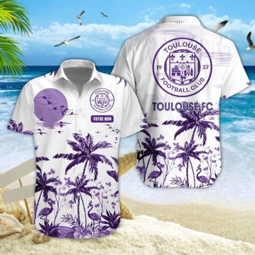 Chemise Hawaïenne Toulouse FC Nouvelle édition avec nom personnalisé